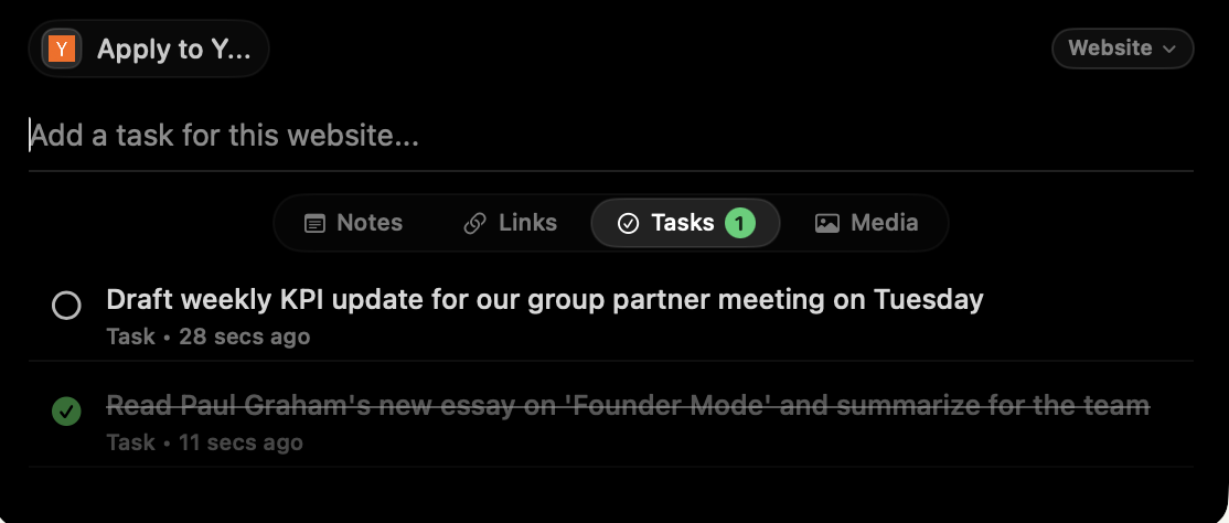 Y Combinator Context